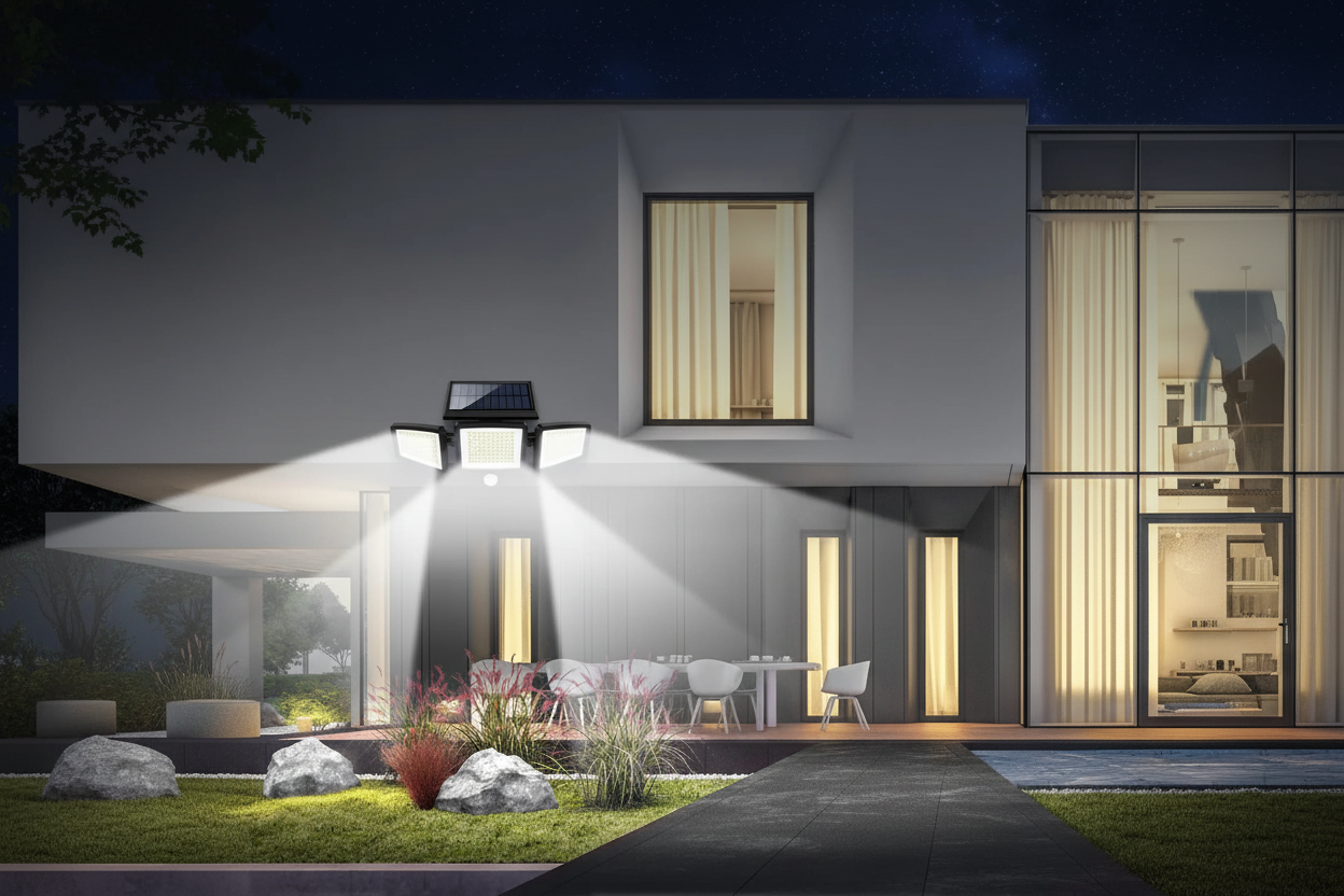 Solar Security Light Banner